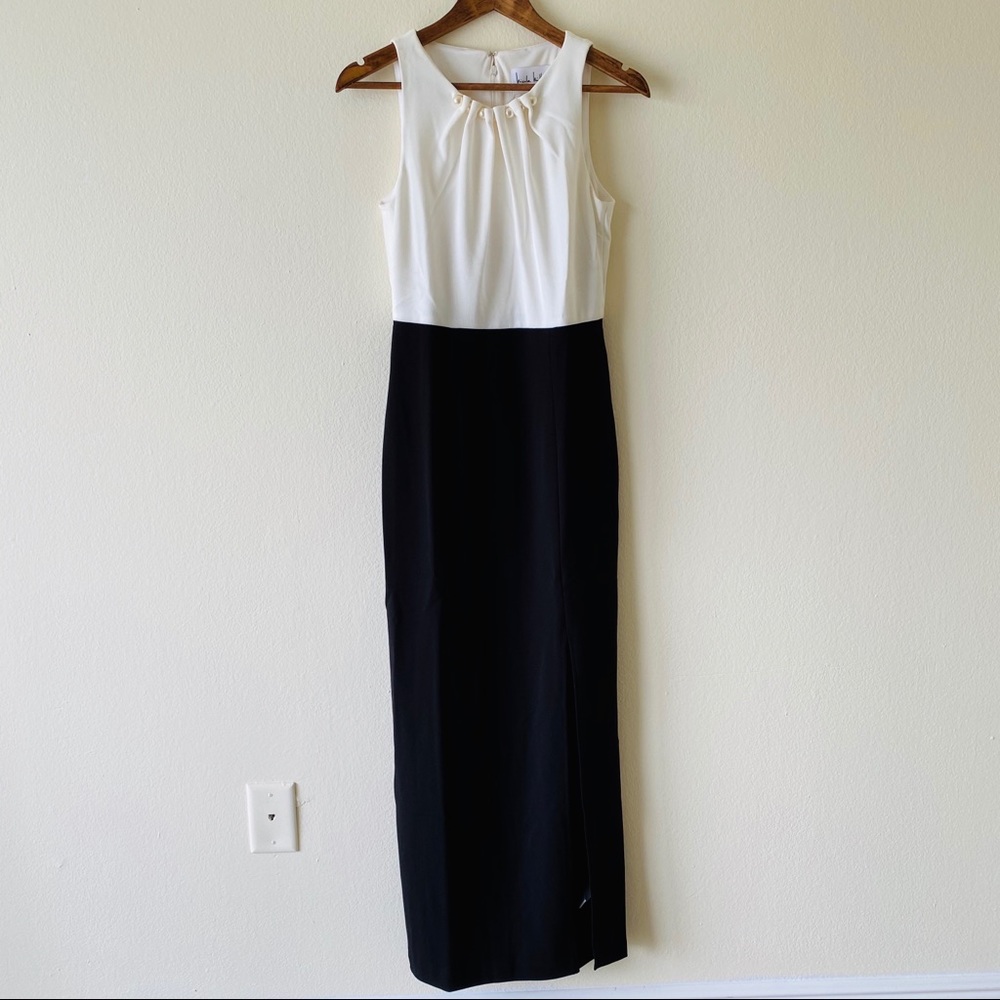 Nicole Miller NY Black & White Color Block Dress - Picture 3 of 15